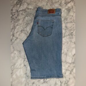 Levi's Light Blue classic Bermuda shorts